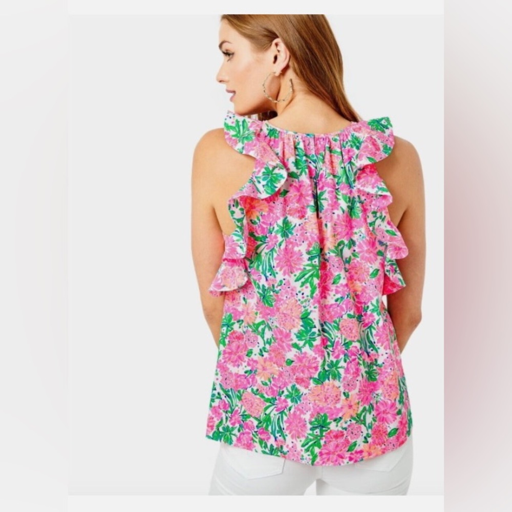 Lilly Pulitzer Marlee Top nwt - Picture 2 of 6
